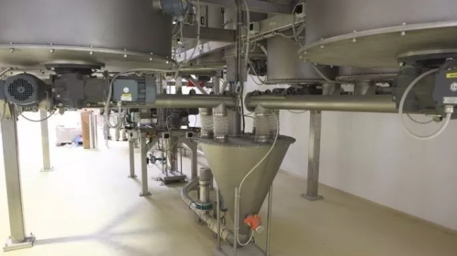 氣力輸送系統輸送現場