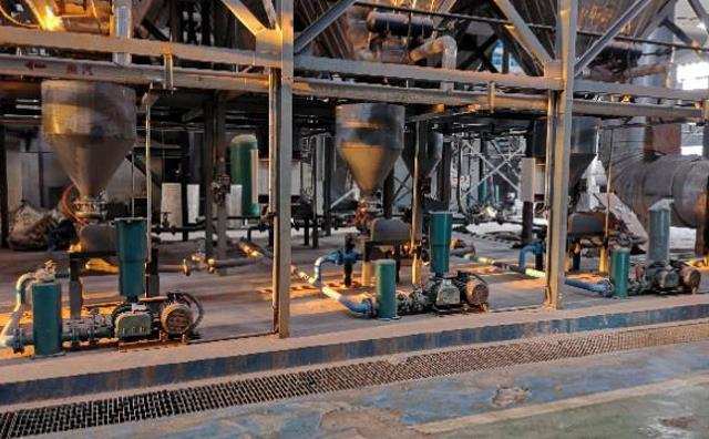 遼寧水泥廠混合灰稀相氣力輸灰系統(tǒng)