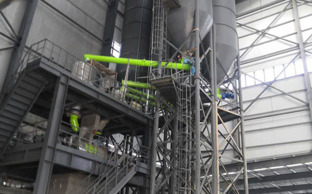 章丘豐源助力天玉建材輸送石膏粉項目運行成功！