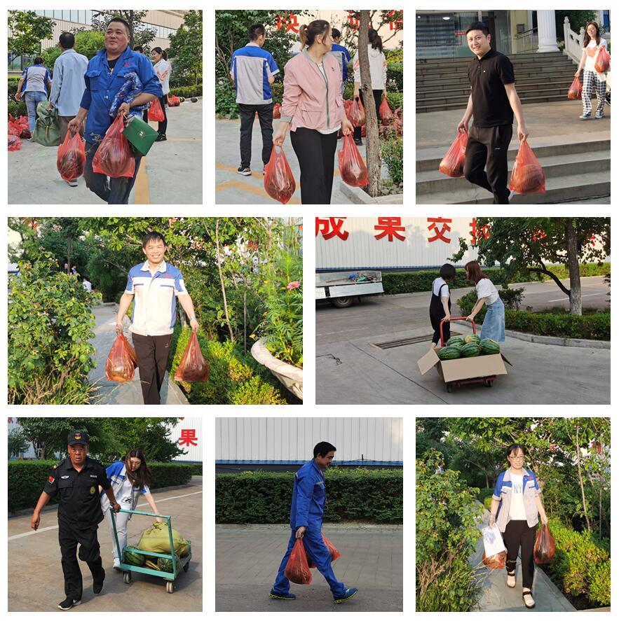 萬斤西瓜齊登場，清涼一夏真是爽！——章丘豐源機(jī)械為員工送清涼啦！
