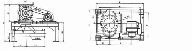 FGR型旋轉供料器型號參數 FGR型旋轉供料器型號參數